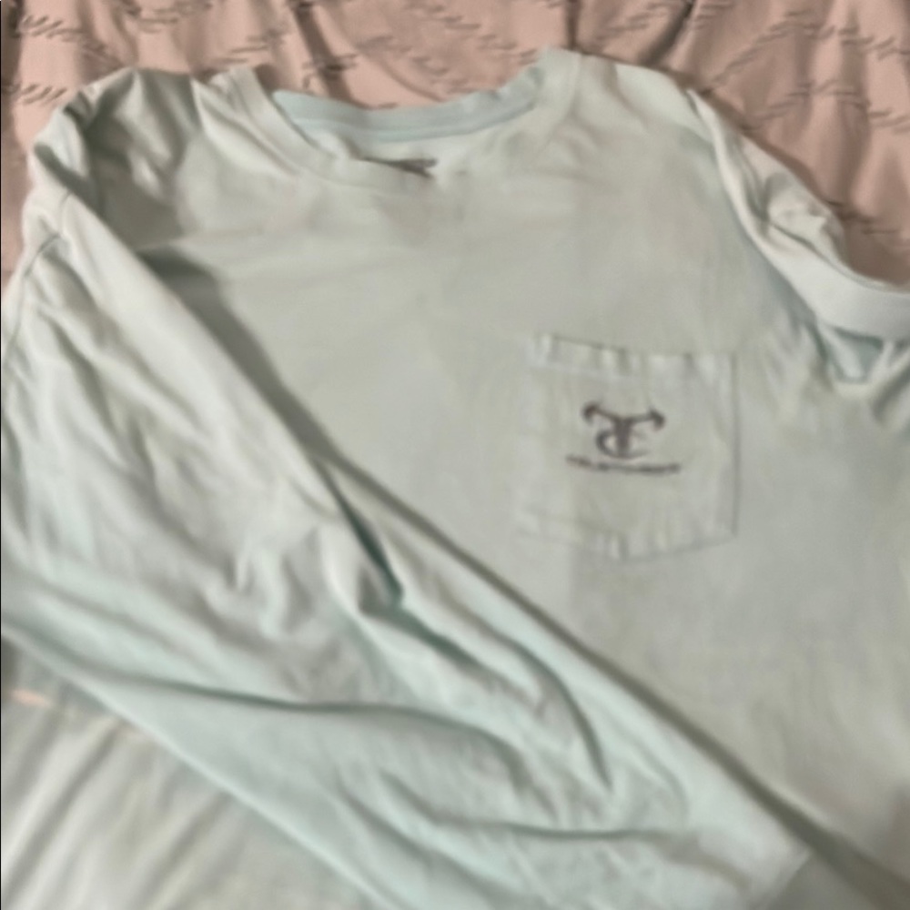 True & Co Blue Long Sleeve Tee